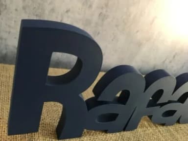 Letras Decorativas - nome em MDF e CAVALINHO