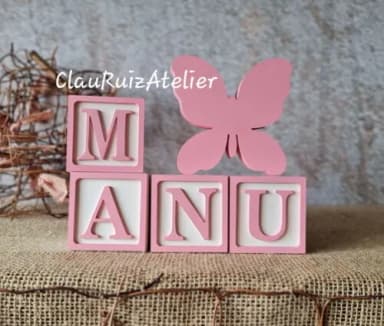CANDY COLORS - Cubos 6x6cm TS + BORBOLETA