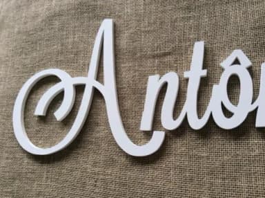 Letras Decorativas Nome De Paredel