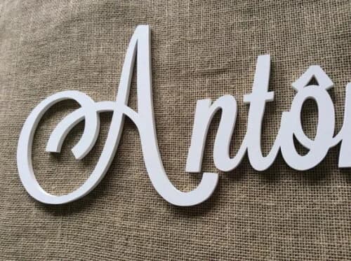 Letras Decorativas Nome De Paredel