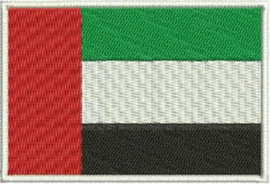 Matriz de Bordado Bandeira dos Emirados Árabes