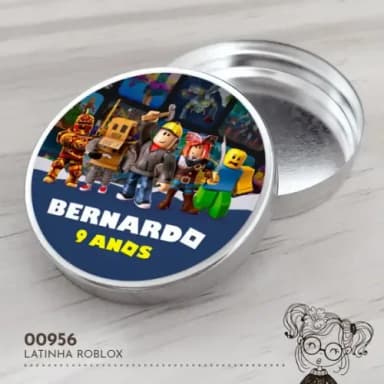 Latinha Adesivada Roblox - 00956