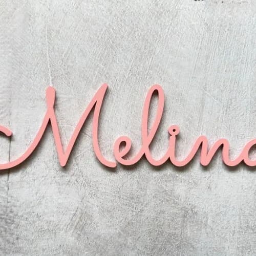 Nome de Parede em mdf - Decoração Bebê e Infantil