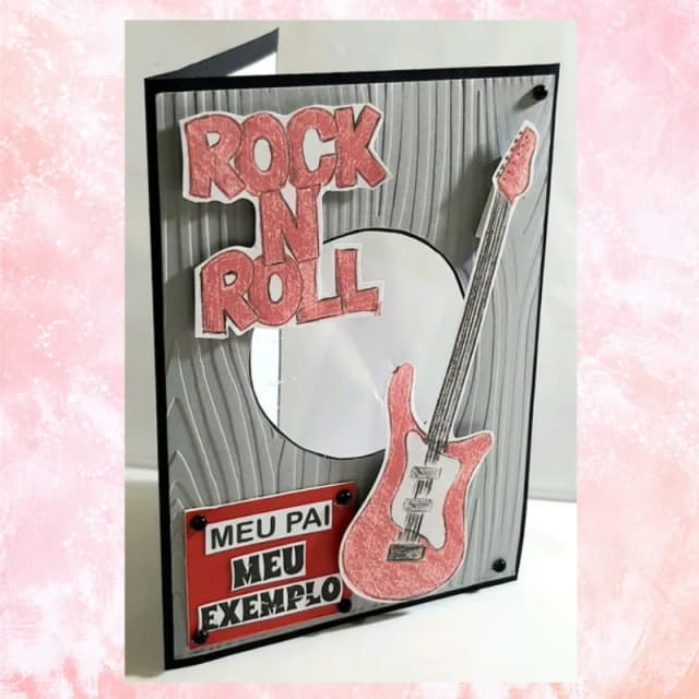 Cartão Dia Dos Pais Guitarra
