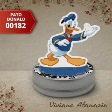 Latinha 3d Pato Donald - 00182
