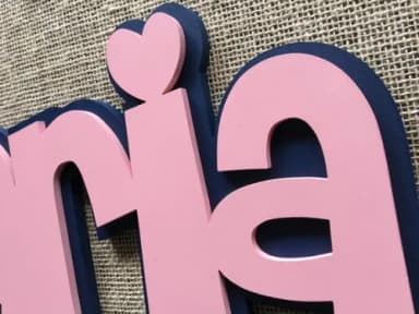 Letras Decorativas Nome De Parede + Sleepy Eyes