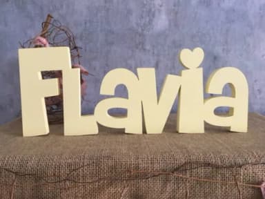 Letras de MDF -Nomes