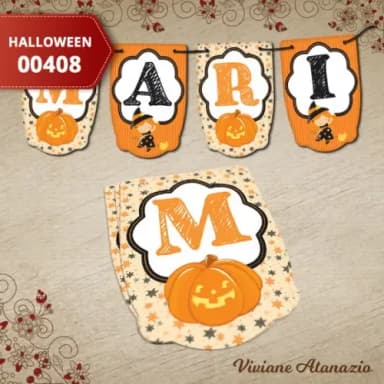 Bandeirola Halloween - 00408