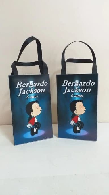 Sacolinhas Personalizadas Michael Jackson para Lembrancinhas