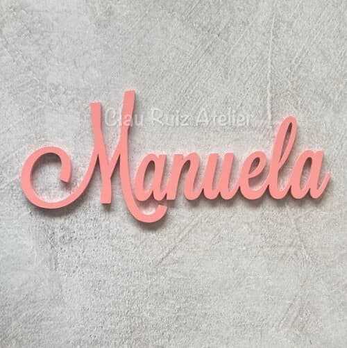 Nome de Parede em mdf - Decoração Bebê e Infantil