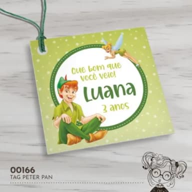 Tag Quadrada Peter Pan - 00166