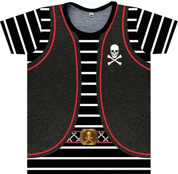 Camiseta Infantil Pirata