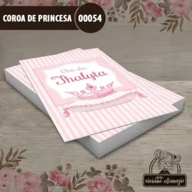 Adesivo Tubete Coroa de Princesa - 00054