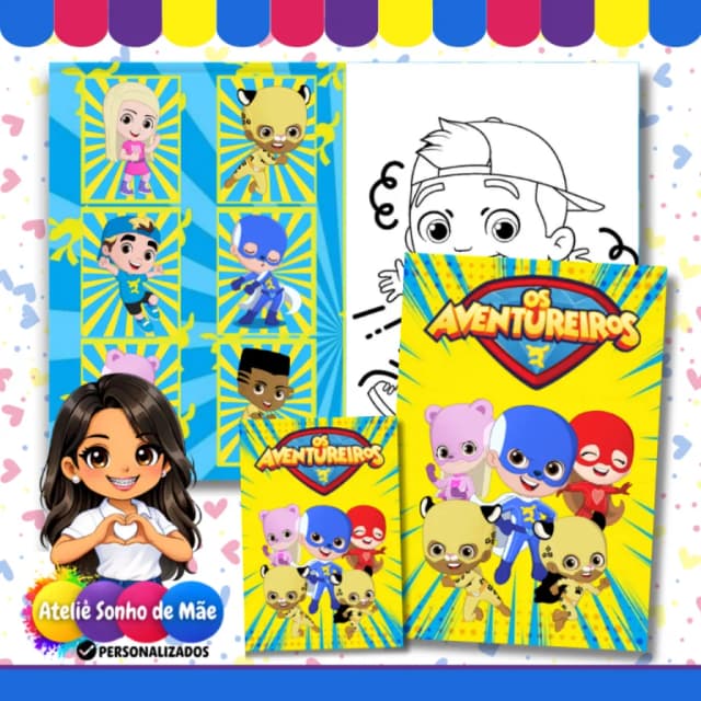 Album de Figurinhas Personalizados